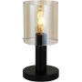 Italux SARDO TB-5581-1-BK+AMB Tafellamp 1x40W/E27 IP20