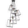 Dar Lighting TOWER TOW0622 Hanglamp 6x40W/E27
