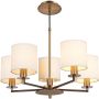 Dar Lighting TYLER TYL0563 Kroonluchter 5x40W/E14