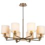 Dar Lighting TYLER TYL0863 Kroonluchter 8x40W/E14