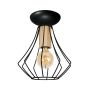 Milagro WILL BLACK MLP4189 Plafondlamp 1x60W/E27