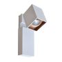Italux ARAVENA WLB073/5W 4000K WH+GO Wandlamp 1x5W/LED 450LM