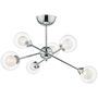 Dar Lighting ZEKE ZEK0650 Plafondlamp 6x25W/G9