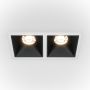Maytoni ALFA LED DL043-02-10W3K-SQ-WB Inbouwspot 2x20W/LED 3000K 900LM IP20