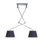 AZzardo ADAM AZ1842+AZ2586 Plafondlamp 2x60W/E27 IP20