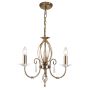 Elstead Lighting AEGEAN AG3-AGED-BRASS Kroonluchter 3x60W/E14