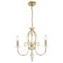 Elstead Lighting AEGEAN AG3-POL-BRASS Kroonluchter 3x60W/E14