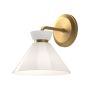 Elstead Lighting Halston ALM-HALSTON-1WB-GD Wandlamp 1x40W/E14 IP20