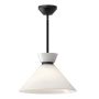 Elstead Lighting Halston ALM-HALSTON-P-M-BK Hanglamp 1x60W/E27 IP20