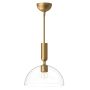Elstead Lighting Jude ALM-JUDE-P-GD-CL Hanglamp 1x60W/E27 IP20