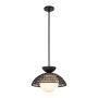 Elstead Lighting Perth ALM-PERTH-P-BK Hanglamp 1x60W/E27 IP20