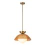 Elstead Lighting Perth ALM-PERTH-P-GD Hanglamp 1x60W/E27 IP20
