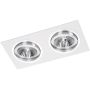 Lumifall ALCAZAR LMF.AZ142WC Inbouwspot 2x50W/G53/AR111