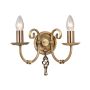Elstead Lighting ARTISAN ART2-AGD-BRASS Wandlamp 2x60W/E14
