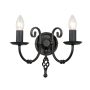 Elstead Lighting ARTISAN ART2-BLACK Wandlamp 2x60W/E14