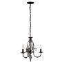 Elstead Lighting ARTISAN ART3-BLACK Kroonluchter 3x60W/E14