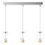 Azzardo LUCAS AZ6163 Hanglamp 3x10W/GU10 IP20