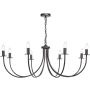 Dar Lighting Becca BEC0822 Kroonluchter 8x40w/e14