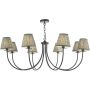 Dar Lighting Becca BEC0822-EST2624 Kroonluchter 8x40w/E14