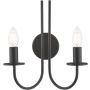Dar Lighting Becca BEC0922 Wandlamp 2x40w/e14