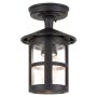 Elstead Lighting HEREFORD BL21A-BLACK Plafondlamp 1x60W/E27 IP43