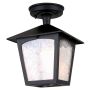 Elstead Lighting YORK BL6A-BLACK Plafondlamp 1x60W/E27 IP23