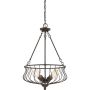 Quoizel BARONESS QZS-BNS2818WT Hanglamp 4x60W/E27