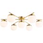 Dar Lighting Bombazine BOM5035 Plafondlamp 7x20w/g9