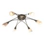 Dar Lighting BUREAU BUR0675 Plafondlamp 6x40W/E14 IP20