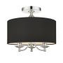 Cosmolight ABU DHABI C03466CH-BK Plafondlamp 3x40W/E14