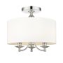 Cosmolight ABU DHABI C03466CH-WH Plafondlamp 3x40W/E14