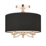 Cosmolight ABU DHABI C03480AU-BK Plafondlamp 3x40W/E14