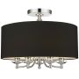 Cosmolight ABU DHABI C05428CH-BK Plafondlamp 5x40W/E14