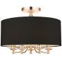 Cosmolight ABU DHABI C05442AU-BK Plafondlamp 5x40W/E14