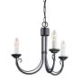 Elstead Lighting CHARTWELL CH3-BLACK Kroonluchter 3x60W/E14
