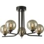 Dar Lighting Cradle CRA5422-01 Plafondlamp 5x25w/g9 ip20