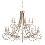 Elstead Lighting CHRISTINA CRT18-SIL-GOLD Kroonluchter 18x60W/E14