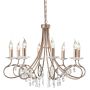 Elstead Lighting CHRISTINA CRT8-SILVER-GOLD Kroonluchter 8x60W/E14