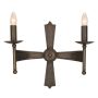 Elstead Lighting CROMWELL CW2-OLD-BRZ Wandlamp 2x60W/E14