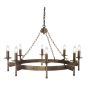 Elstead Lighting CROMWELL CW8-OLD-BRZ Kroonluchter 8x60W/E14