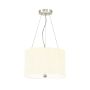 Designer’s Lightbox Pearce DL-PEARCE14-3LT-IV-PC Hanglamp 3x60W/E27