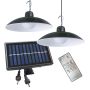 Eko Light SATURN EKO9151 Zonne-energielamp 2x12W/LED 4000K 150lm IP44 SOLAR