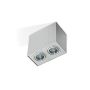 AZzardo ELOY 2 AZ1352 Opbouwspot 2x50W/GU10