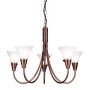 Elstead Lighting EMILY EM5-COPPER Kroonluchter 5x60W/E14