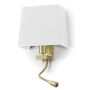 Novolux FIRENZE 507A-Y05X1B-46 Wandlamp 2x60W, 3W/E27, LED 240LM IP20