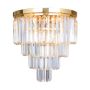 Zuma Line AMEDEO FC17106/4+1-GLD Plafondlamp 5x40W/E14
