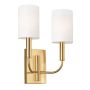 Feiss BRIANNA FE-BRIANNA2-BB Wandlamp 2x60W/E14
