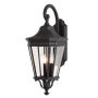 Feiss COTSWOLD LANE FE-COTSLN2-L-BK Wandlamp 3x60W/E14 IP44