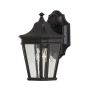 Feiss COTSWOLD LANE FE-COTSLN2-S-BK Wandlamp 1x60W/E27 IP44