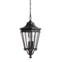 Feiss COTSWOLD LANE FE-COTSLN8-L-BK Hanglamp 3x60W/E14 IP23